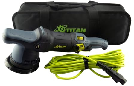 Exzenter-Poliermaschine 1200 W 15mm Hub – mit abnehmbarem Kabel - Titan TDA15 C