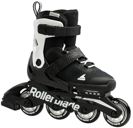 Rollerblade Microblade Inlineskates Schwarz/Weiß 37-40