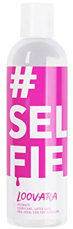 LOOVARA Gleitgel Wasserbasis 250 ml - SELFIE – ideales Gleitmittel zum Onanieren, Masturbieren, zur Selbstbefriedigung mit Toys, Natürliche Inhaltsstoffe, kondomSicher