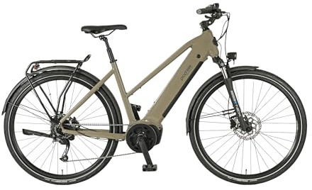 Prophete Entdecker 3.0 Trekking E-Bike 28 Zoll - 400 Wh - Integrierter Akku - Mittelmotor - 9-Gang Kettenschaltung - HDY. Scheibenbremse - Rahmenhöhe 50 cm