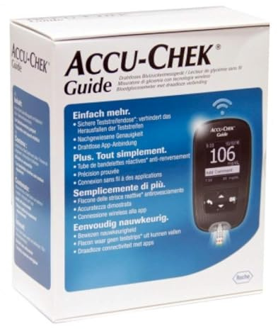 Accu-chek Guide Mg/dl Meter On