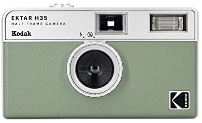 KODAK EKTAR H35 Filmkamera mit mittlerem Format, 35 mm, wiederverwendbar, ohne Fokus, leicht, einfach zu bedienen (Versa Salbei) (Film und AAA-Batterie sind Nicht im Lieferumfang enthalten)