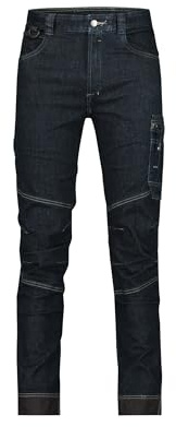 DASSY® Osaka DASSY® Osaka Stretch-Arbeitsjeans - Größe 42 - JEANSBLAU/SCHWARZ