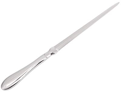 CaLeQi Brieföffner mit Griff Messer, Split File Briefumschläge (Silber)