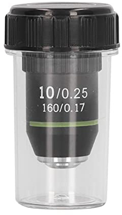 Achromatisches Objektiv 10X Hochleistungs-Mikroskopobjektiv 20,2 mm Schnittstelle Standard-RMS-Mikroskop-Okularersatz