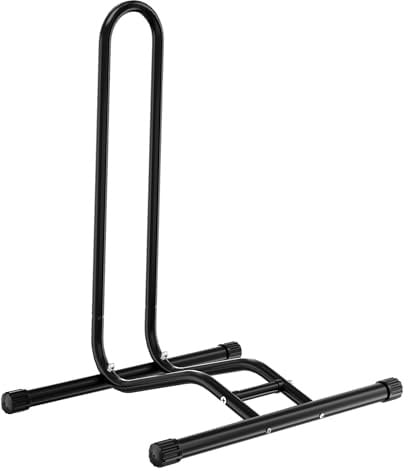 Toboli Mobiler Fahrradständer für EIN Fahrrad bis 60mm Reifenbreite Montageständer Bodenständer für Reparatur, Montage usw.