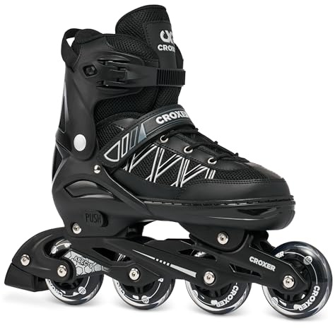 Croxer Inlineskates Inliner Torch verstellbar (39-42 (25,5cm-27cm)