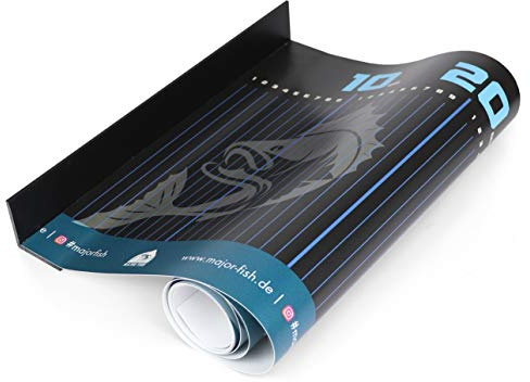 Major Fish Fisch Maßband XL Ruler 140 cm x 30 cm mit Anschlag