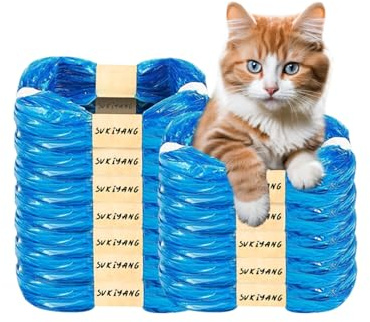 12 Stück Nachfüllkassetten für Katzenstreu Entsorgungseimer, aus 7 Lagigem EVOH Material, Antibakterielle und Desodorierende Nachfüllkassette, Geeignet für Katzenstreu-Eimer und Windeleimer