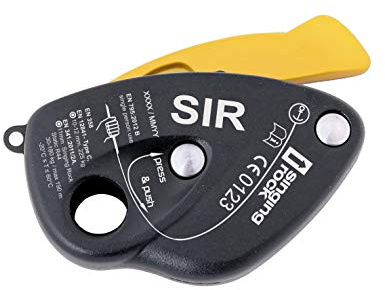 Singing Rock Sir Descender ANSI Z359.4, Schwarz