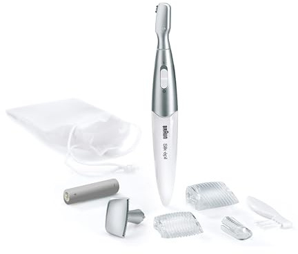 Braun Silk-épil Bikinitrimmer — Präzises 3-in-1 Stylen und Trimmen der Bikinizone mit 4 Extras — FG1100, Weiß