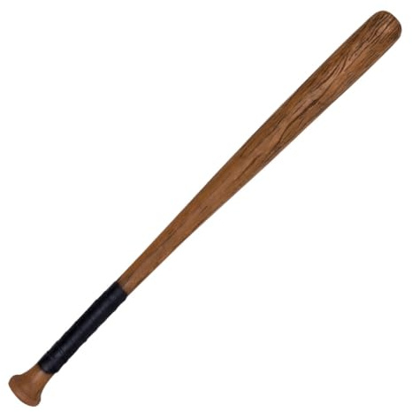 Boland - Baseballschläger für Kostüme, 85 cm | Attrappe in Holzoptik, Karneval, Mottoparty und Halloween, Zombie Jäger