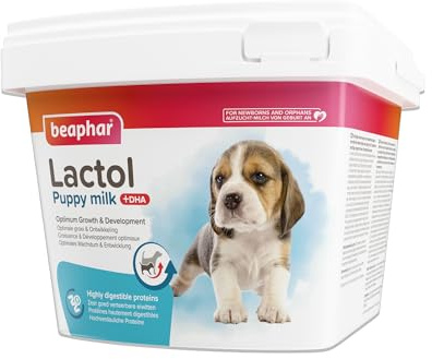 BEAPHAR - Lactol Aufzucht-Milch - Für Hundewelpen - Von Geburt An - Muttermilchersatz Mit DHA, Vitaminen Und Mineralien - Unterstützt Gesunde Aufzucht Und Stärkung - 1 kg