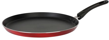 Sitram 712389 Crêpes-Pfanne Cherry Ø 28 cm – Antihaftbeschichtung – Farbe Rot Metallic – Crêpes-Pfanne für alle Herdarten einschließlich Induktion