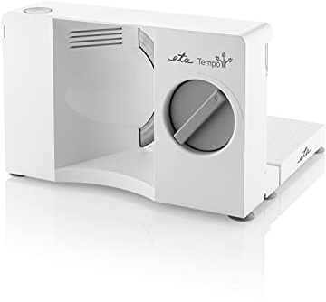 ETA Allesschneider Tempo I klappbare Brotschneidemaschine mit 120W I elektrisch I klein und kompakt I 0-20mm Schnittstärke I Made in Germany Solinger-Klinge