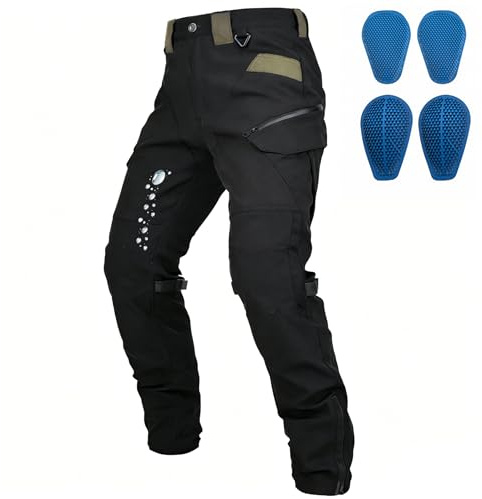 VOLERO® Motorradhose Herren – Baumwoll-Stretch 4-Saison, Urban Motorrad Hosen