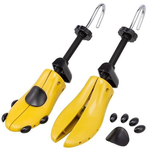 H&S 2er Set Schuhspanner für Damen und Herren - EU 40-46 - Schuhdehner Knickschutz für Schuhe Sneaker - High Heels Pomps Schuhweiter - Stiefelspanner Reitstiefel - Shoe Stretcher