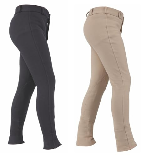 Shires Wessex Jungen Reithose Junior, beige, 11-12