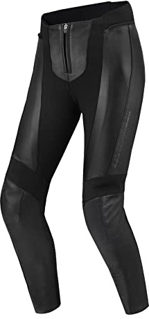SHIMA Monaco 2.0 Leder Motorradkombi Damen - Schwarz Frauen Motorrad Lederkombi mit Protektoren - Hose und Jacken