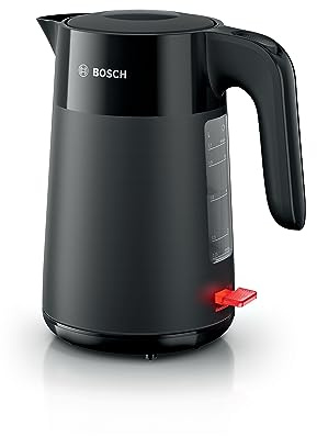 Bosch Wasserkocher MyMoment TWK2M163, 1,7 L, 2400 W, Schwarz, Kunststoffgehäuse