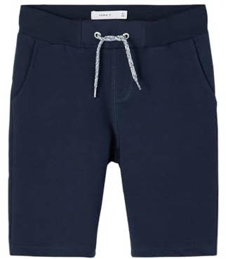 NAME IT Jungen Nkmhonk Swe Long Unb Noos Shorts, Dark Sapphire, 128 EU