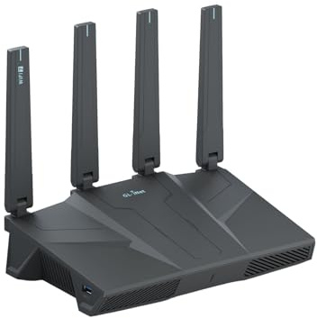 GL.iNet GL-BE6500 (Flint 3e) WiFi 7 Router – Hochgeschwindigkeits-WLAN-Router mit VPN, Starke Leistung & große Reichweite für Zuhause, Büro und Gaming