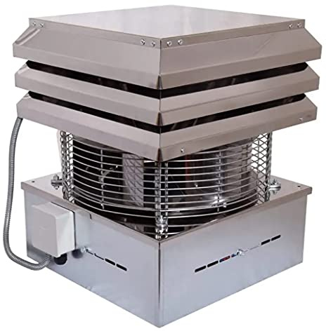 Rauchsauger Schornstein Ventilator STAHL Abzugsventilator Abgasventilatoren Schornsteinaufsatz Zugverstärker Kaminventilator Kamine Thermokamine Holzöfen Backöfen Rotisserien Pizzerias Restaurant