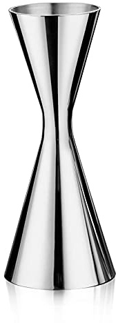 Cocktail-Jigger für Barkeeper, Doppel-Jigger im japanischen Stil mit Messungen im Inneren Bar Tool Shot Maßnahme Jigger, 304 Edelstahl (30/60ml)