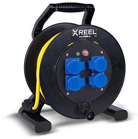 Kabeltrommel XREEL 230V/16A IP54 PVC K35 AT-N07V3V3-F 3x2,5mm² gelb 50m