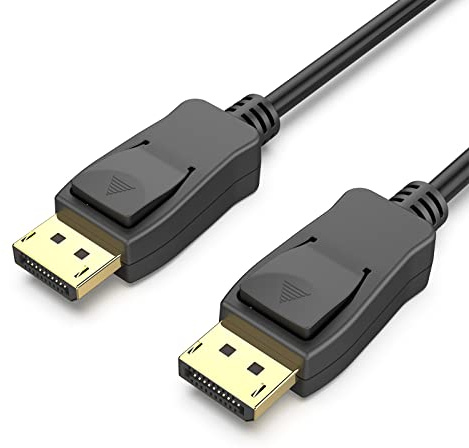 [VESA Zertifiziert] BENFEI DisplayPort DP 1.2 Kabel 1,8M 4K, DisplayPort auf DisplayPort Kabel 4K@60Hz 2K@165Hz/144Hz/120Hz, geeignet für PC Monitor Gaming-Grafikkarte