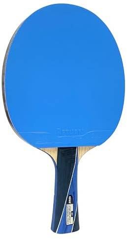 GEWO Tischtennisschläger Profi PS Blast Carbon Pro – Tischtennis Schläger | mit schnellem Belag ITTF Return Pro und hohen Rotationseigenschaften. Konkav - 2,0 mm Schwamm, blau