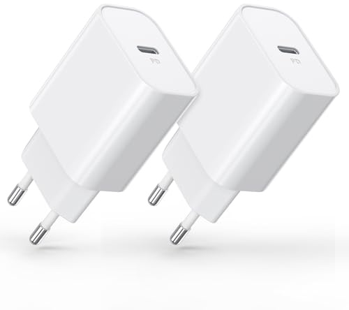 30W USB C Ladegerät, USB C Adapter, PD 3.0 i-Phone Schnellladegerät Netzteil, Ladestecker Power Stecker für i-Phone 16/15/14/13/12 Plus Pro Max Mini,AirPods iPad,Samsung Galaxy S24/S23/22 (2-Stück)
