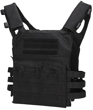 Jagd Tactical Weste Einstellbare Jagdweste Funktionsweste Outdoor Kampf Weste Airsoft Paintball Angriff Dschungel Spiel Schutz Weste Feldspielweste Assault Weste Traning Schutz Sicherheitsweste