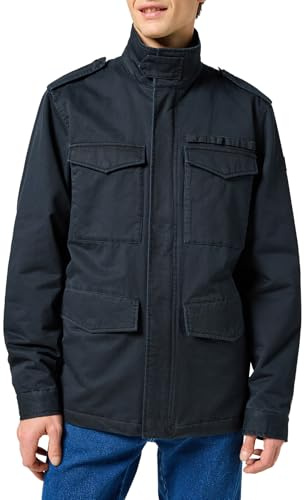 WRANGLER - Jacke Herren - 100% Baumwolle - Field Jacket - Schwarz