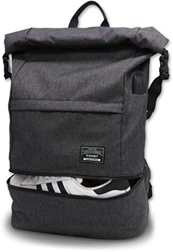 ITSHINY Sporttasche für männer Frauen, Umhängetasche für das Fitnessstudio, Reiserucksack,Gym Bag 3 in 1 Design mit Schuhfach, Gym Tasche wasserdicht und leicht