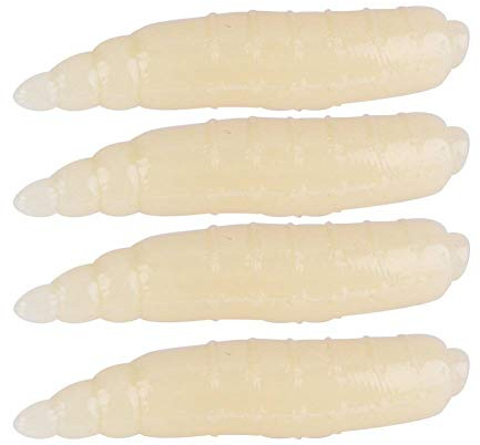 Weiche Künstliche Fischen Köder, 200pcs 17mm Bionischer Made Köder Lebensechte Wurm Fischen Köder Zusatz