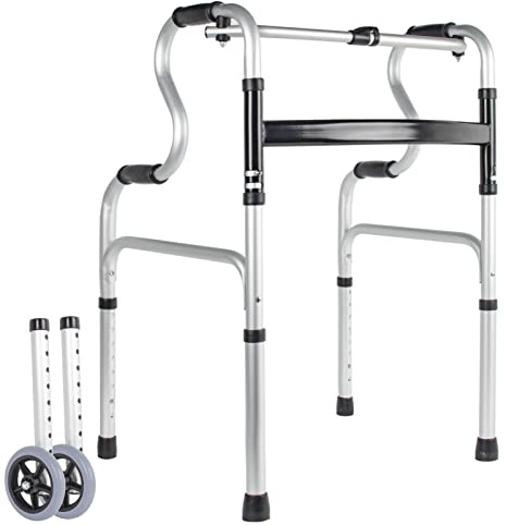 OUUTMEE Gehhilfe für Senioren Gehhilfe Gehbock Leicht Höhenverstellbar Aus Aluminium Mobiclinic gehhilfe für senioren