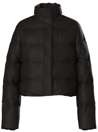PIECES Damen Pcbee Highneck Cropped Puffer Jacket Mm Jacke