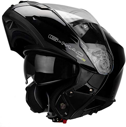 G-MAC Glide Evo Klapphelm Motorradhelm - Glenz Schwarz