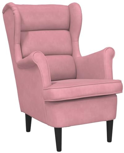 vidaXL Sessel Rosa Samt