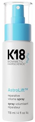 K18 AstroLift Reparative Volume Spray, Verdichtendes Volumen-Haarspray, 2 Tage Halt, Nicht Klebrig, Feuchtigkeitsresistent, 118ml