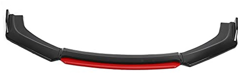 Auto Frontlippe Universal, 3-teiliger Frontspoiler Splitter aus PP, Frontstoßstange Schutz und Styling