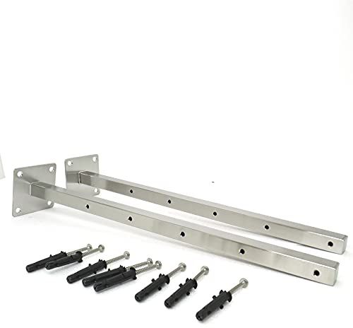 INOXLM Wandtrockner Edelstahl, Wäscheständer Wandmontage für Balkon & Außenbereich, Stabil & Pflegeleicht Wand Wäscheständer Made in Italy