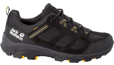 Jack Wolfskin Vojo 3 Texapore Low M Herren Outdoorschuhe , Black Burly Yellow Xt, 44 EU