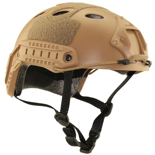Airsoft Helm PJ Mode Helme Leichtbau Taktische Schnelle Helm und Schutzbrille für Airsoft Paintball