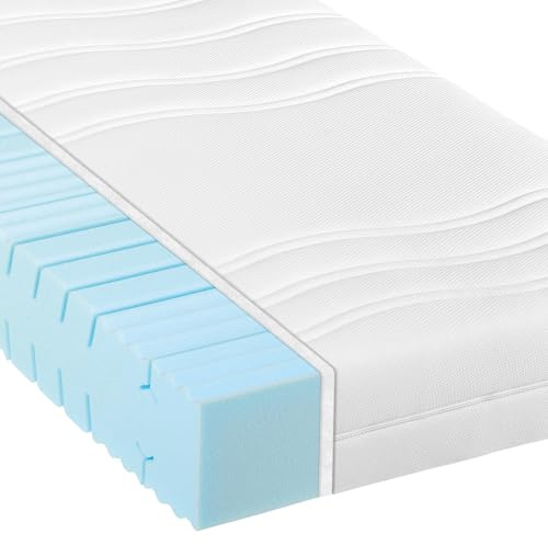 BeCo Luxus Universal High Relax Kaltschaummatratze 21 cm Komforthöhe – Ergonomische Anpassung, 7 Zonen für optimalen Schlafkomfort, langlebig