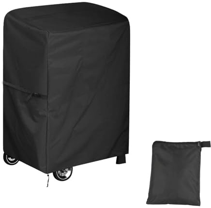 Newbob Grillabdeckung Wetterfest, Universal Grill Abdeckhaube Wasserdicht Gasgrill Abdeckung für Weber/Enders/Char Broil Serie Außenbereich Grill, 420D Oxford Robust Grill Haube(80x66x110cm)