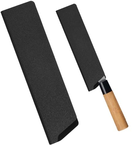 VLYX ABS-Messerschutz, Messerschutzhüllen für 8-Zoll-Kochmesser, Messerschutz, universelle Messerscheide für die Küche zu Hause (schwarz)