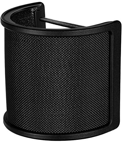 Mikrofon Mic Pop Filter mit Schaumschicht Windschutzscheibe Windschild Windschutz für Studio