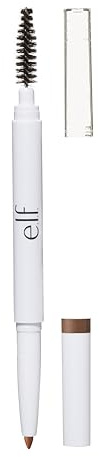 e.l.f. Instant Lift Brow Pencil, Doppelendiger Präzisions-Augenbrauenstift zum Definieren und Formen der Augenbrauen, Taupe